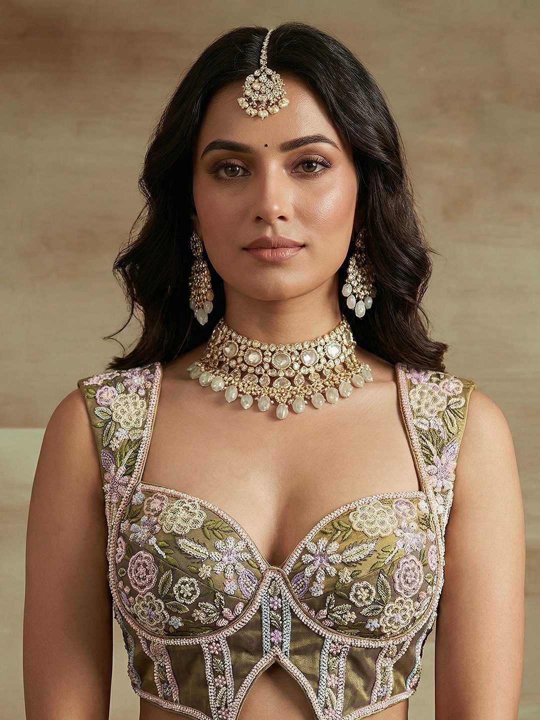 YNF Wholesale Tissue Embroidered Lehenga  | Surat Manufacturer