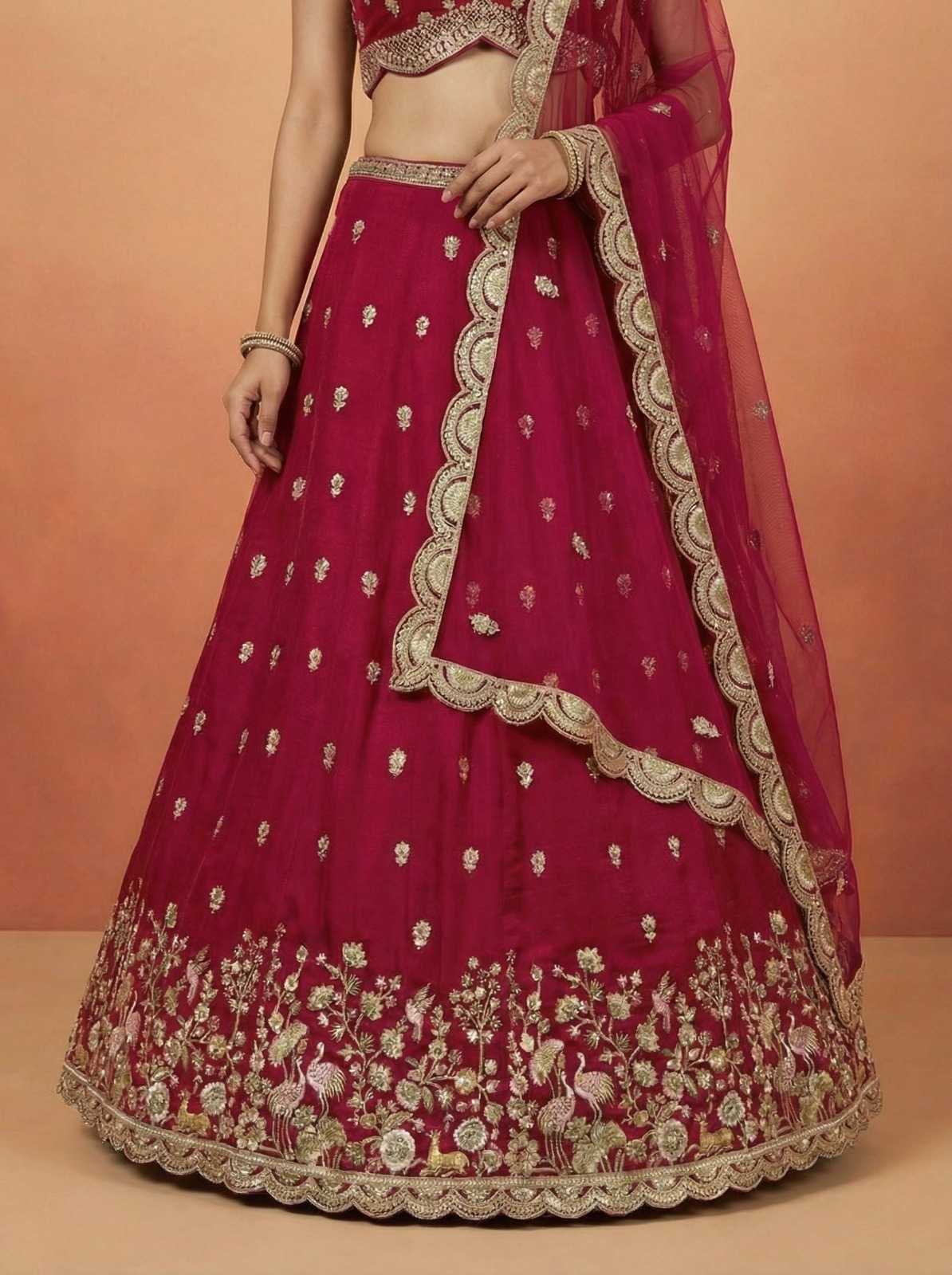 YNF Wholesale Chinon Silk Silk Lehenga  | Surat Manufacturer