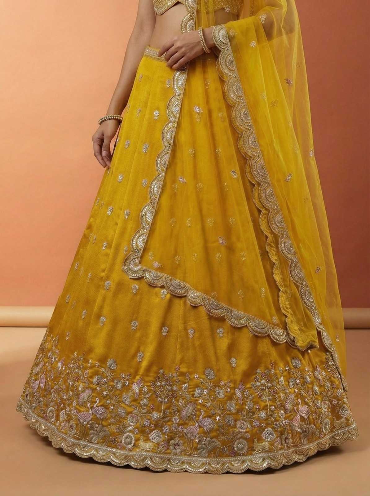 YNF Wholesale Chinon Silk Silk Lehenga  | Surat Manufacturer