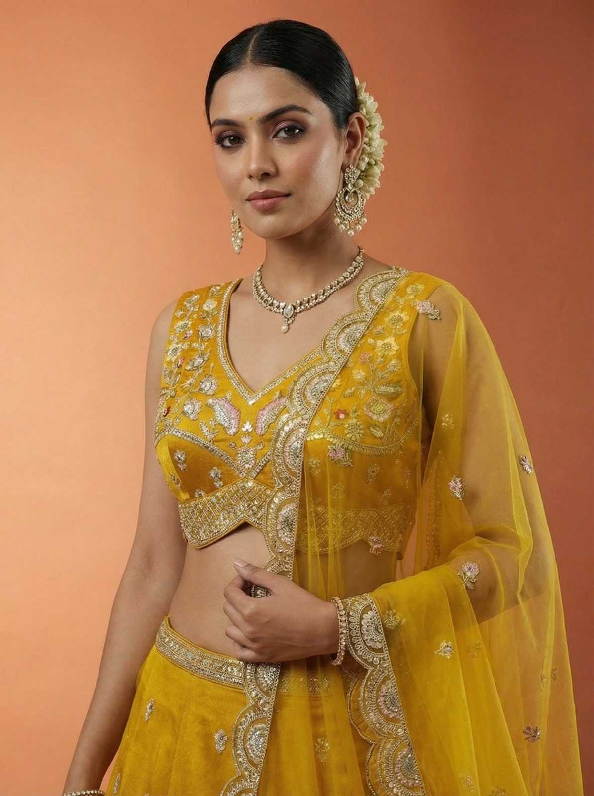 YNF Wholesale Chinon Silk Silk Lehenga  | Surat Manufacturer