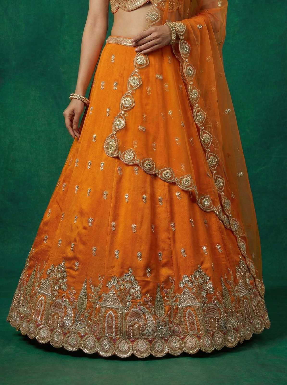 YNF Wholesale Chinon Wedding Lehenga  | Surat Manufacturer