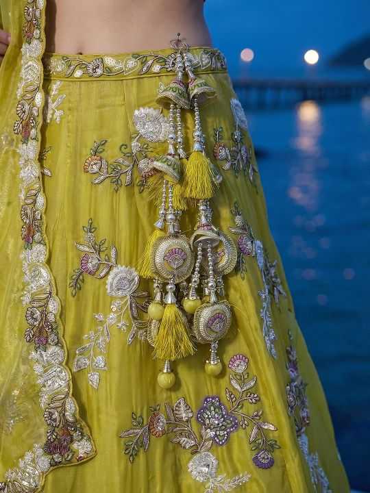 YNF Wholesale Tissue Wedding Lehenga  | Surat Manufacturer