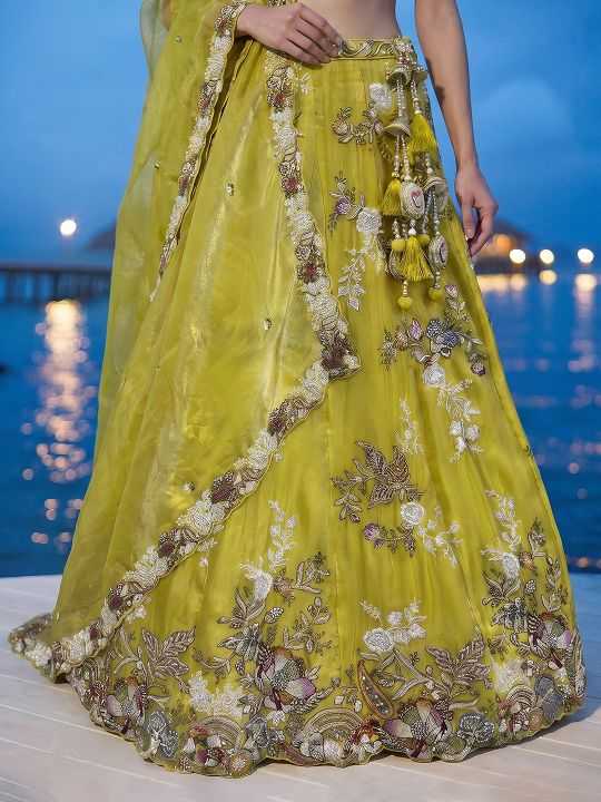 YNF Wholesale Tissue Wedding Lehenga  | Surat Manufacturer