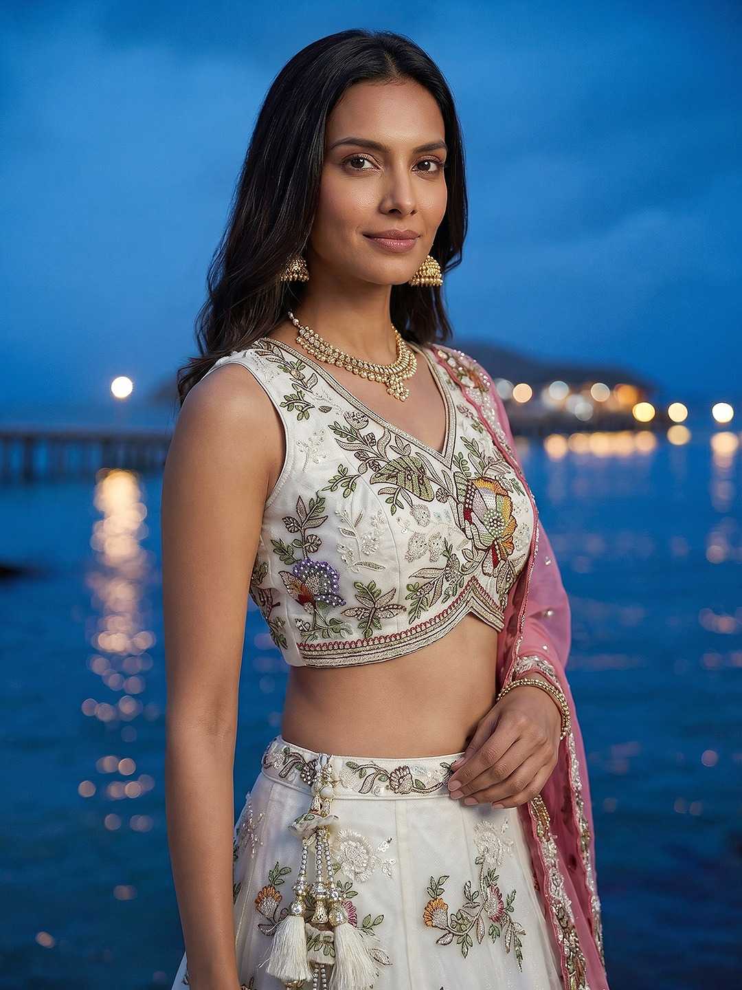 YNF Wholesale Tissue Wedding Lehenga  | Surat Manufacturer
