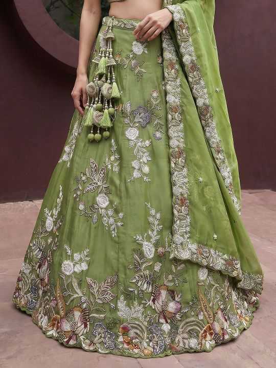 YNF Wholesale Tissue Wedding Lehenga  | Surat Manufacturer