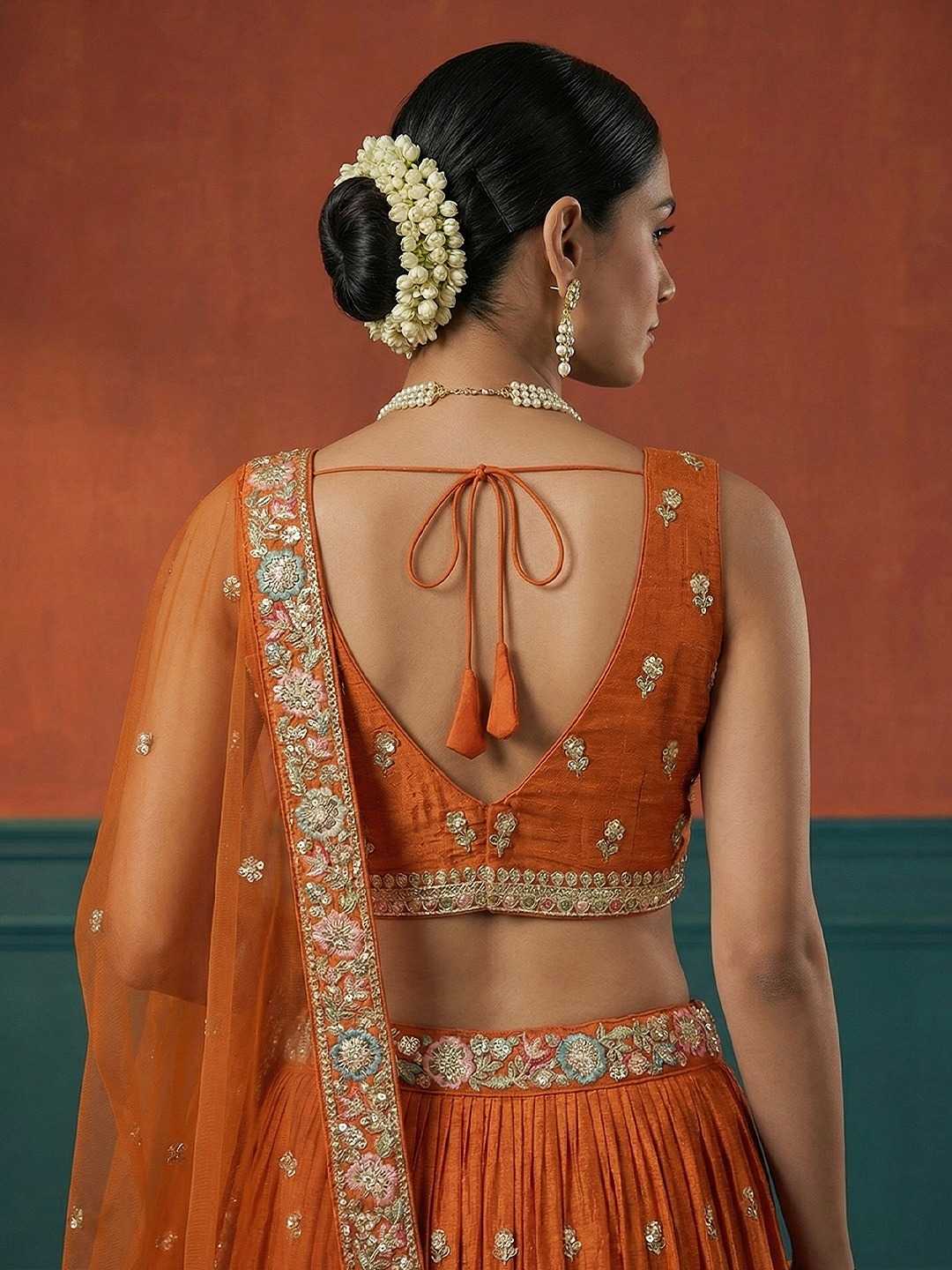 YNF Wholesale Georgette Embroidered Lehenga  | Surat Manufacturer