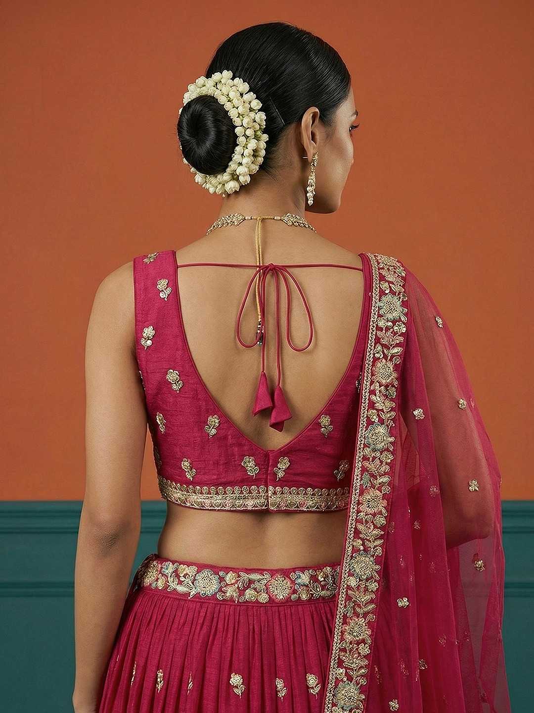 YNF Wholesale Georgette Embroidered Lehenga  | Surat Manufacturer