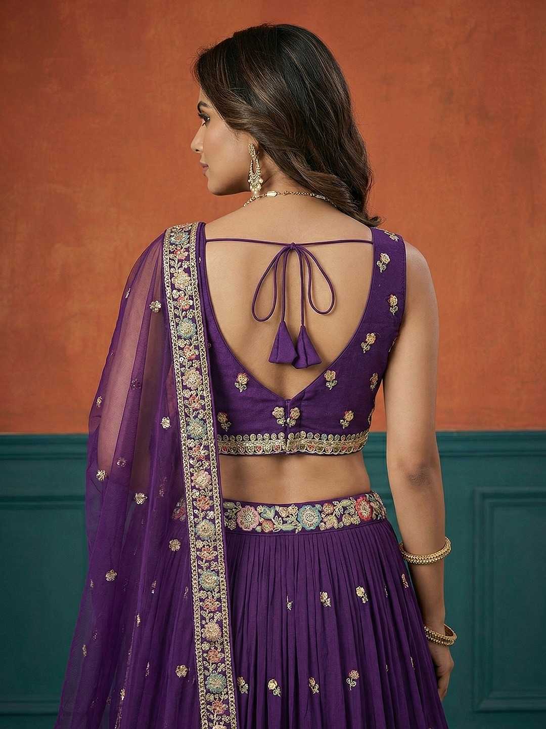 YNF Wholesale Georgette Embroidered Lehenga  | Surat Manufacturer