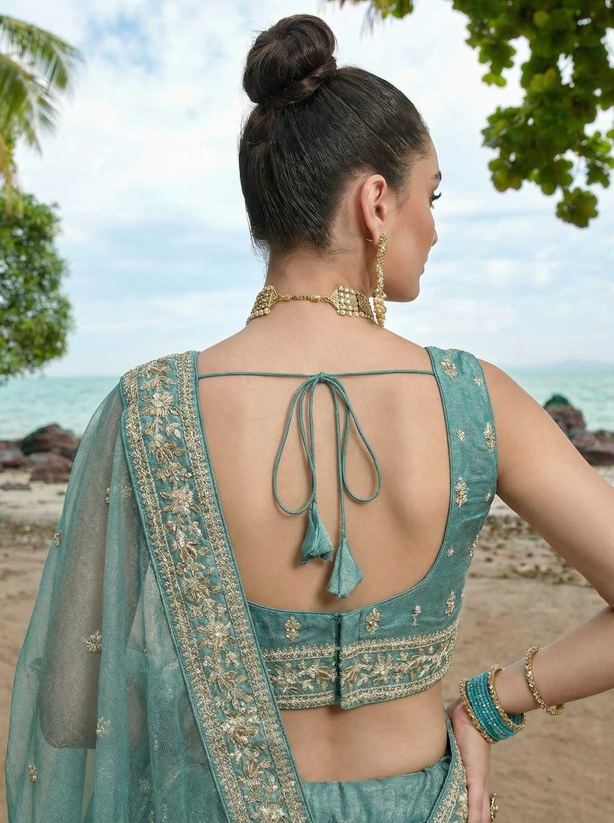 YNF Wholesale Chiffon Embroidered Lehenga  | Surat Manufacturer