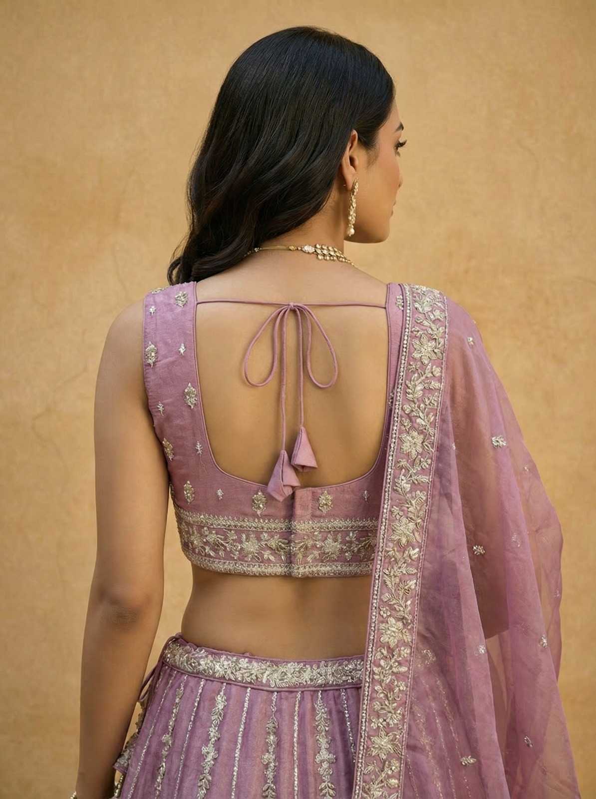 YNF Wholesale Chiffon Embroidered Lehenga  | Surat Manufacturer