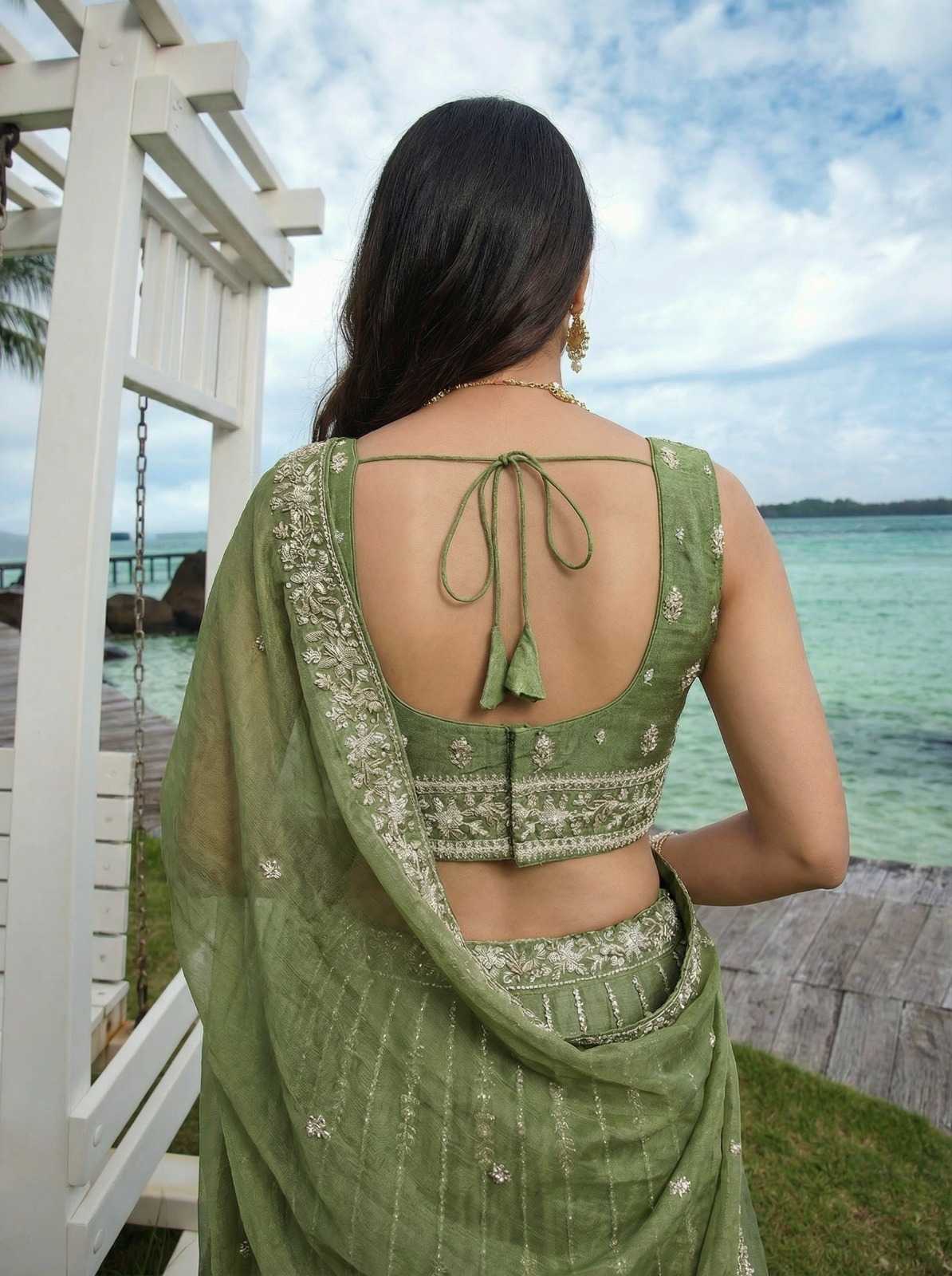 YNF Wholesale Chiffon Embroidered Lehenga  | Surat Manufacturer