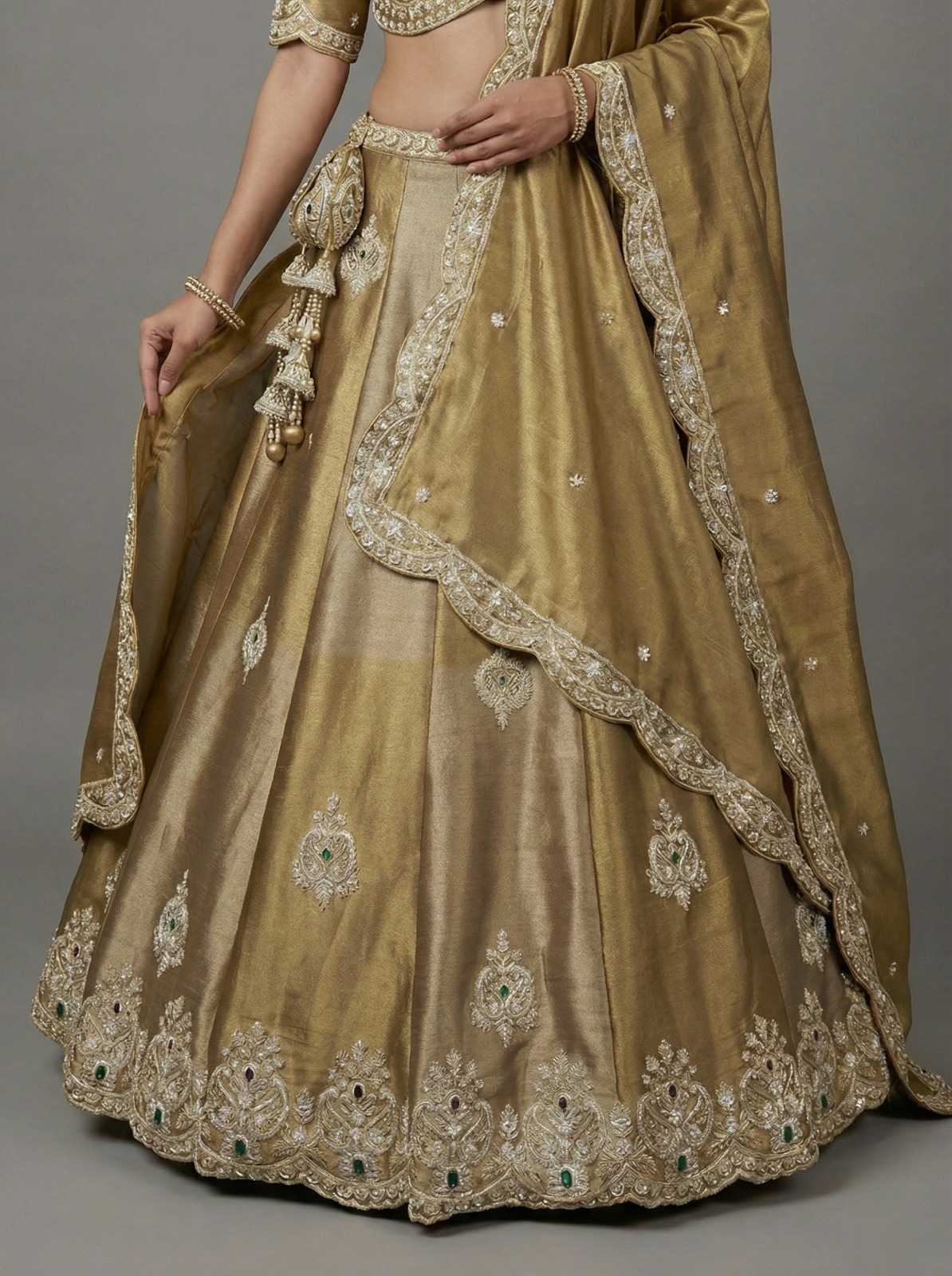 YNF Wholesale Premium Silk Embroidered Lehenga  | Surat Manufacturer