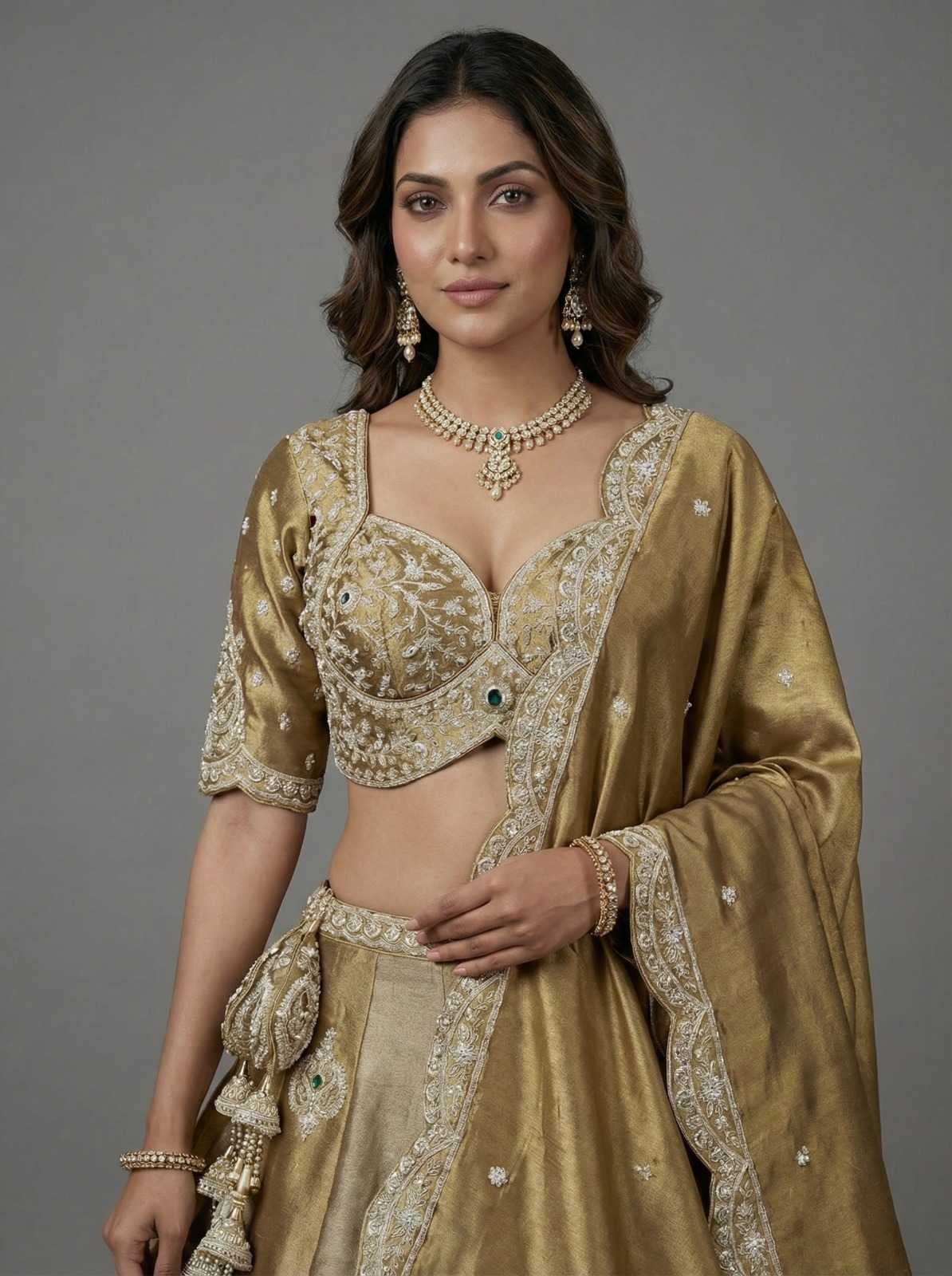 YNF Wholesale Premium Silk Embroidered Lehenga  | Surat Manufacturer