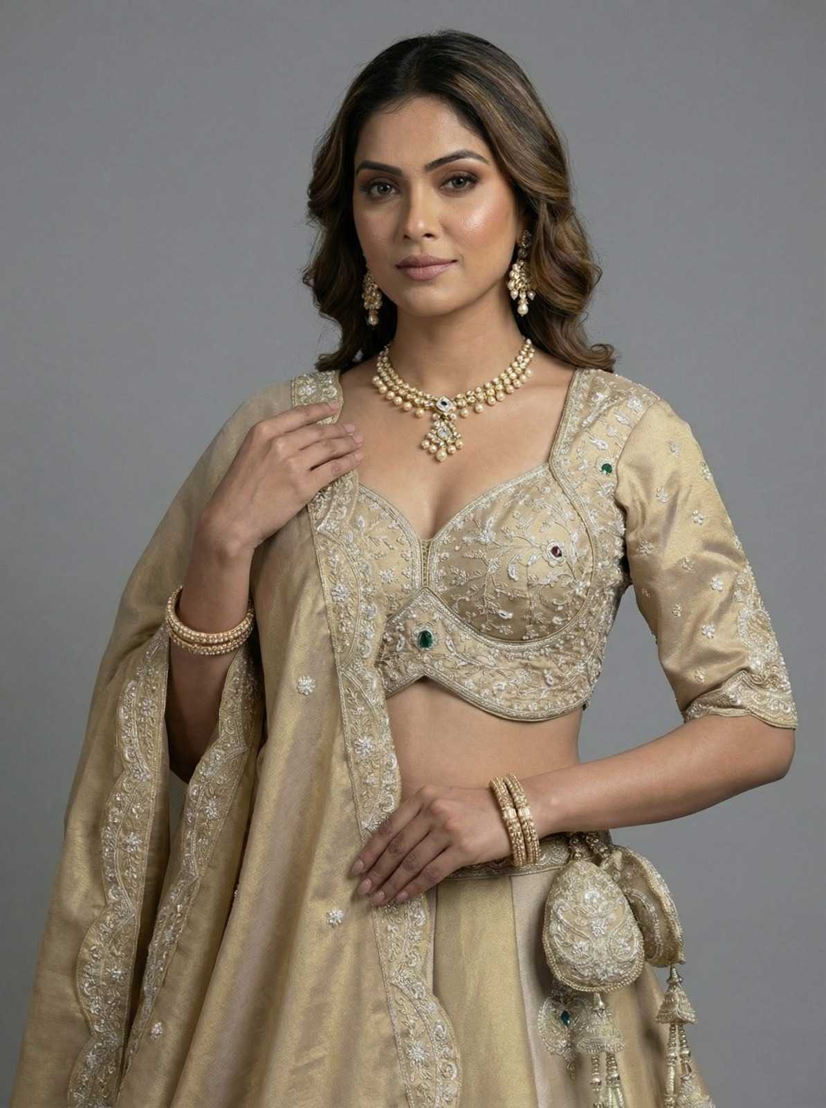 YNF Wholesale Premium Silk Embroidered Lehenga  | Surat Manufacturer