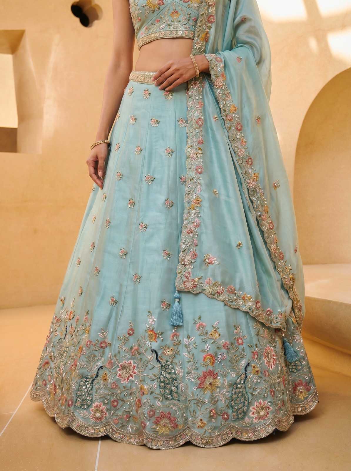 YNF Wholesale Organza Traditional Lehenga  | Surat Manufacturer