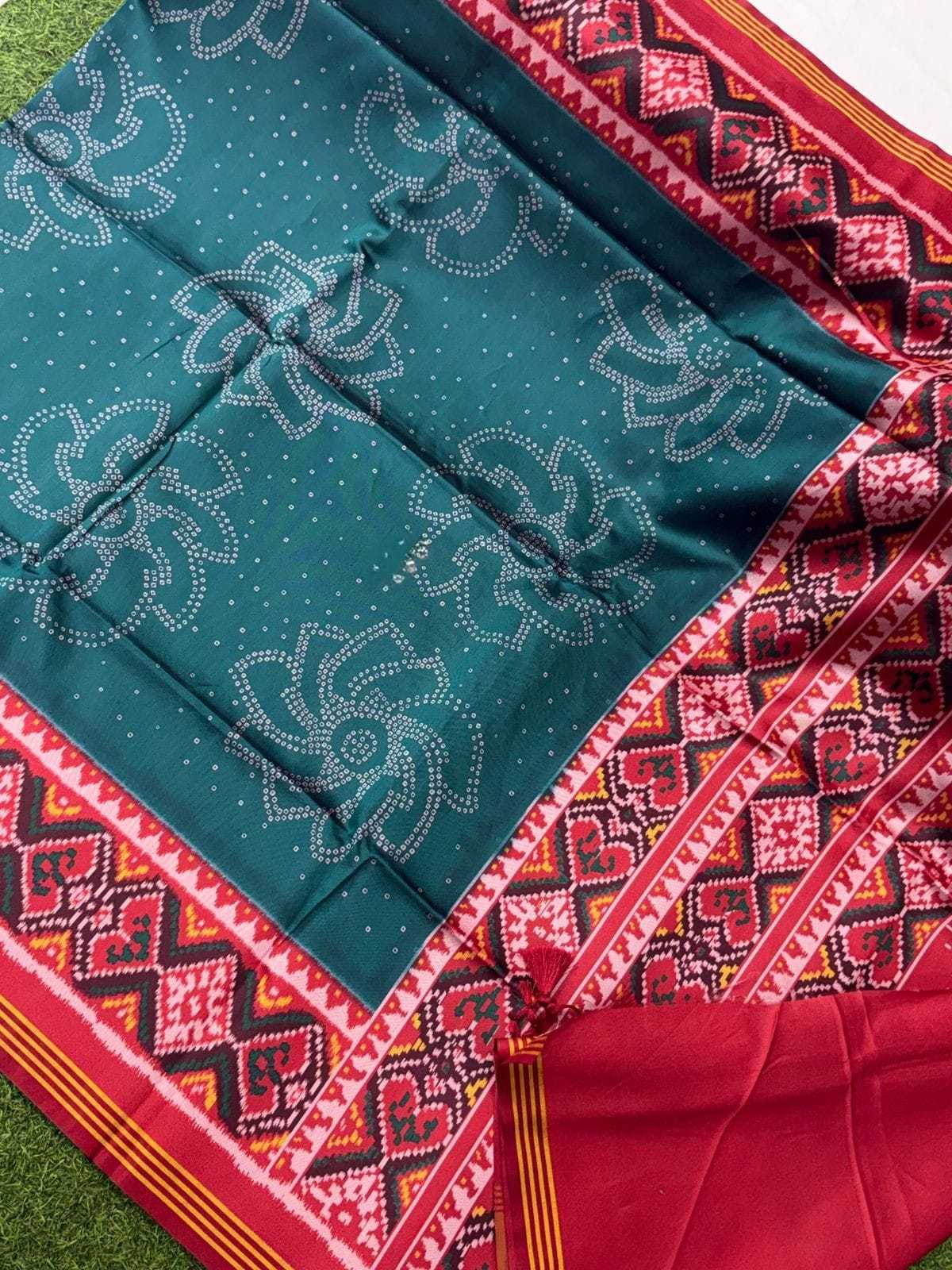 YNF Wholesale Soft Patola Silk Ikkat Saree KESH532 BAND | Surat Manufacturer