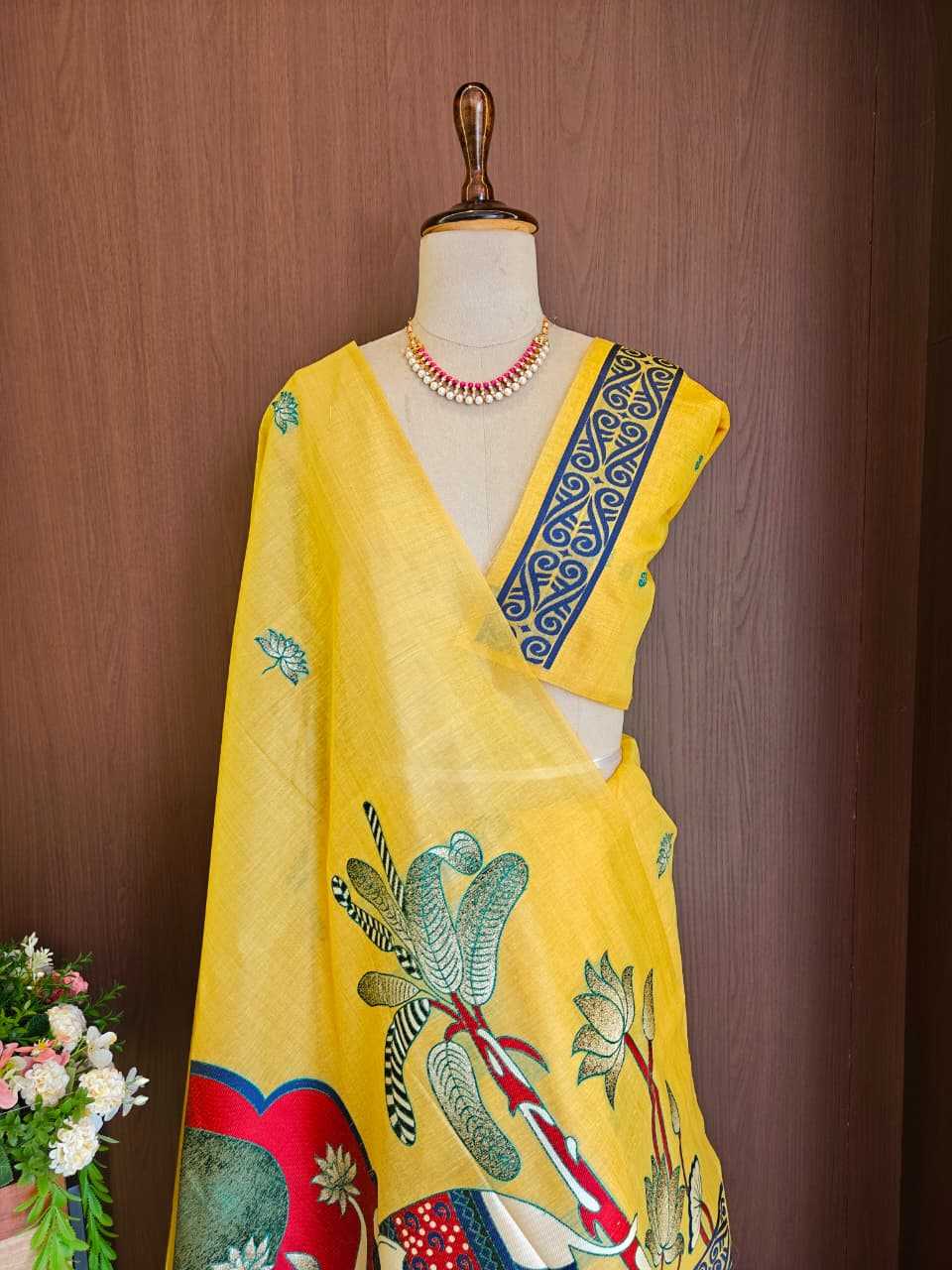YNF Wholesale Soft Cotton Designer Sarees KESH532 ELEPHANT | Surat Manufacturer
