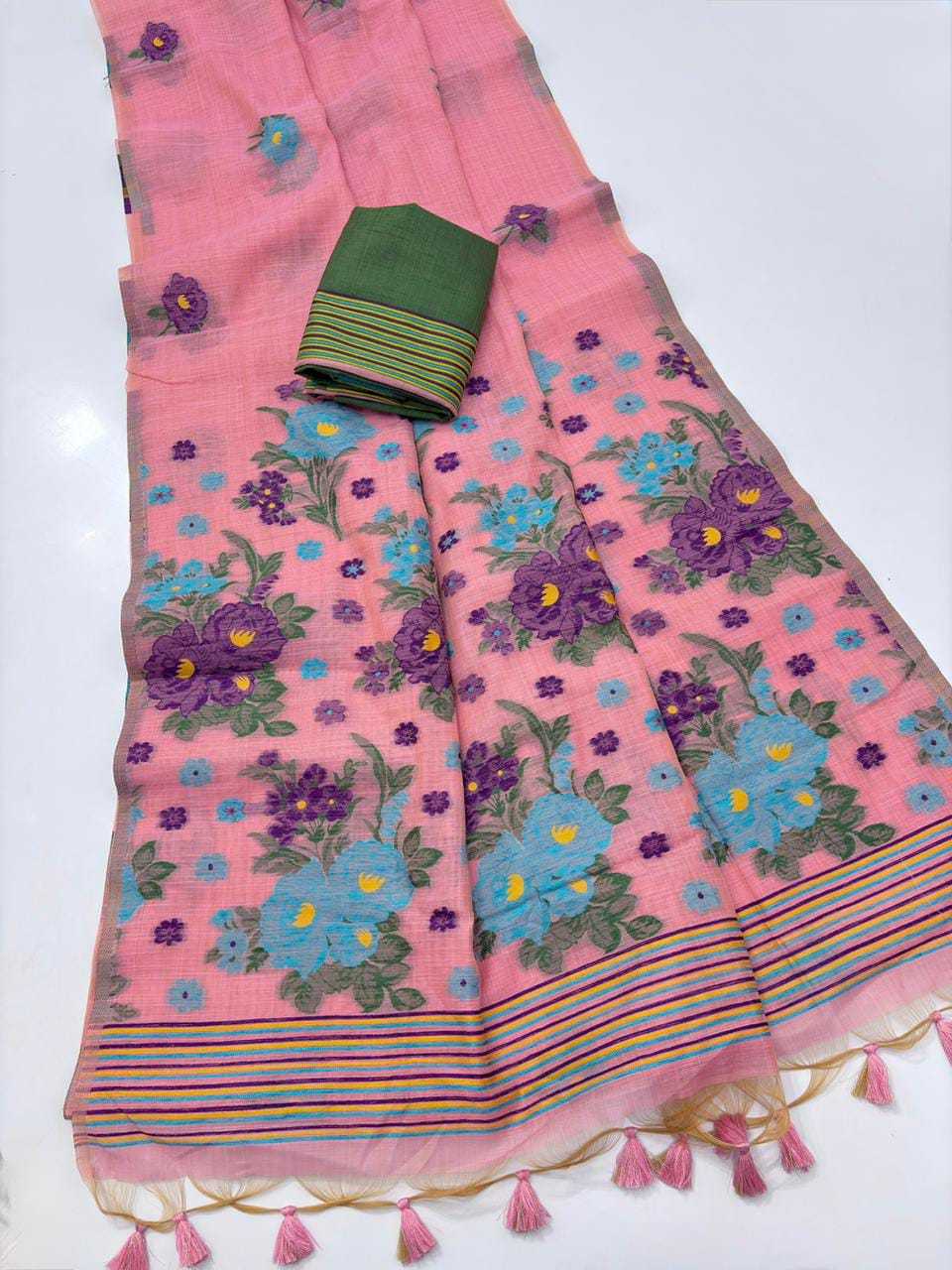 YNF Wholesale Soft Cotton Designer Sarees KESH532 FLORAL | Surat Manufacturer