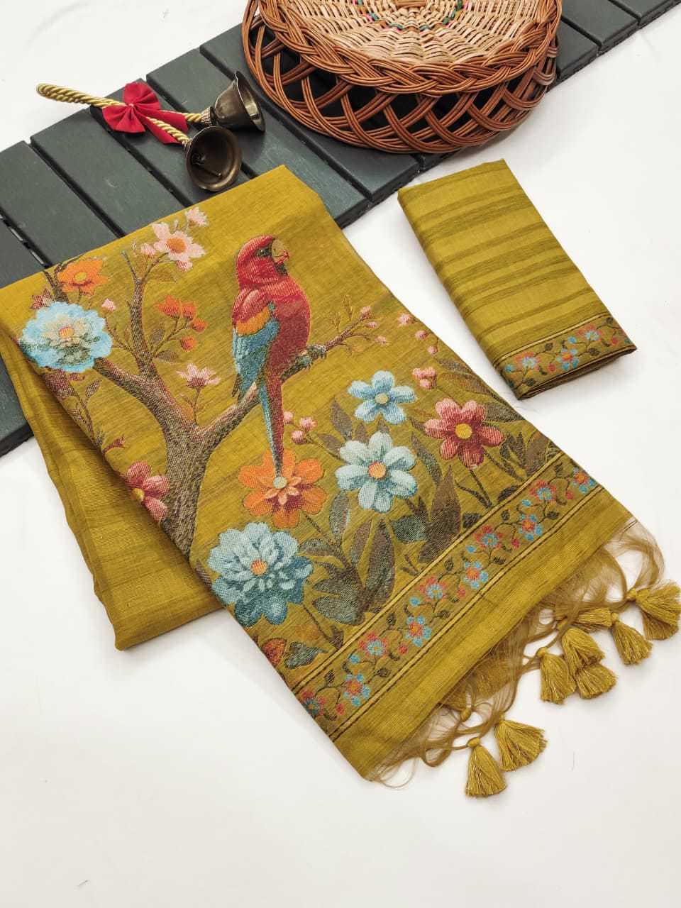 YNF Wholesale Cotton Designer Sarees KESH532 GHICHA | Surat Manufacturer