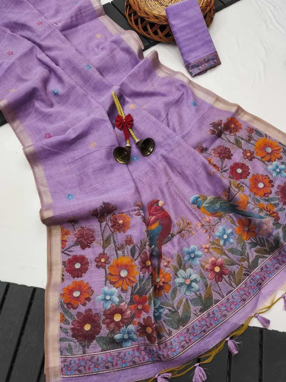 YNF Wholesale Cotton Designer Sarees KESH532 GHICHA | Surat Manufacturer