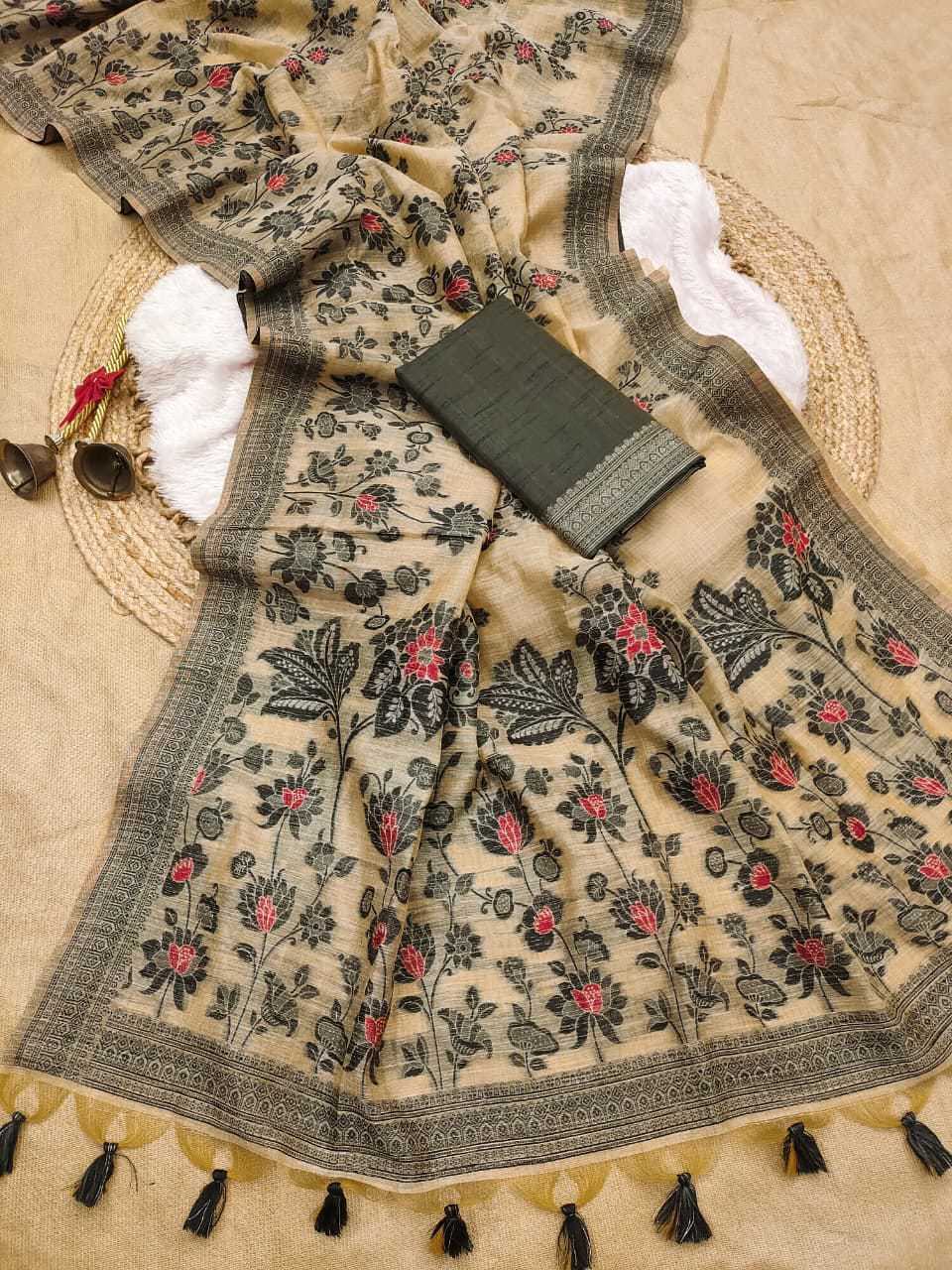 YNF Wholesale Soft Cotton Floral Sarees KESH532 SIGN | Surat Manufacturer