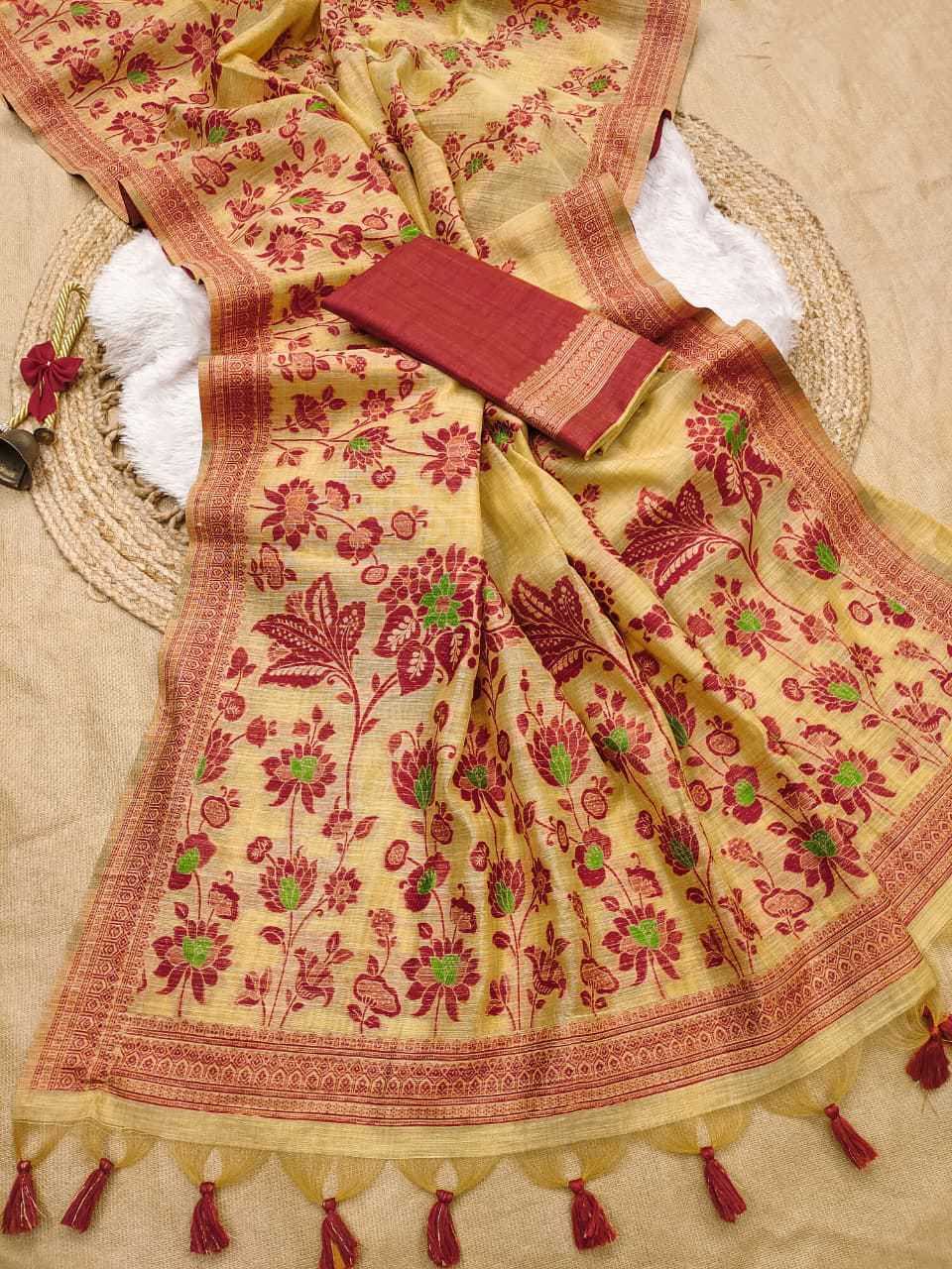 YNF Wholesale Soft Cotton Floral Sarees KESH532 SIGN | Surat Manufacturer
