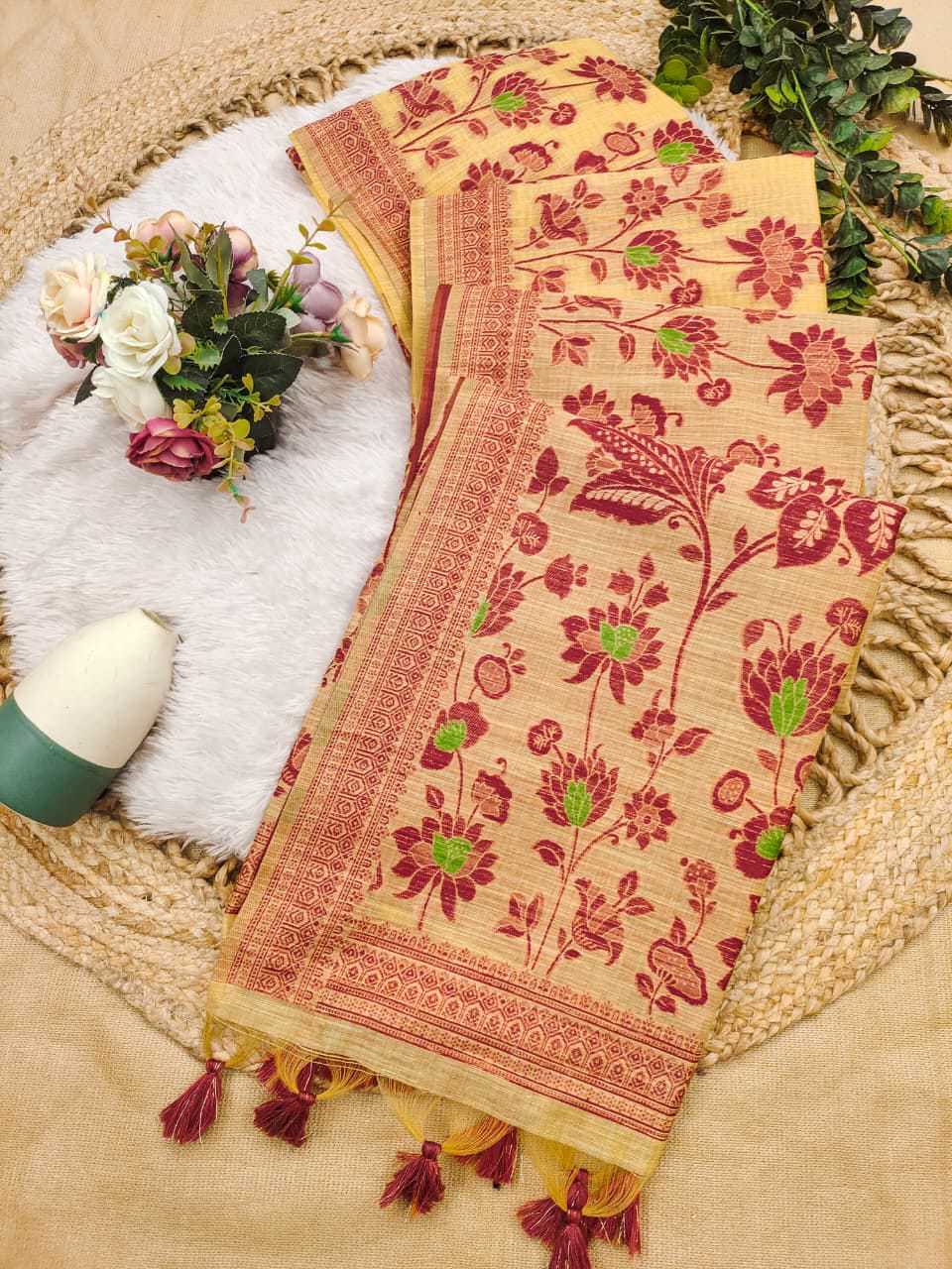 YNF Wholesale Soft Cotton Floral Sarees KESH532 SIGN | Surat Manufacturer