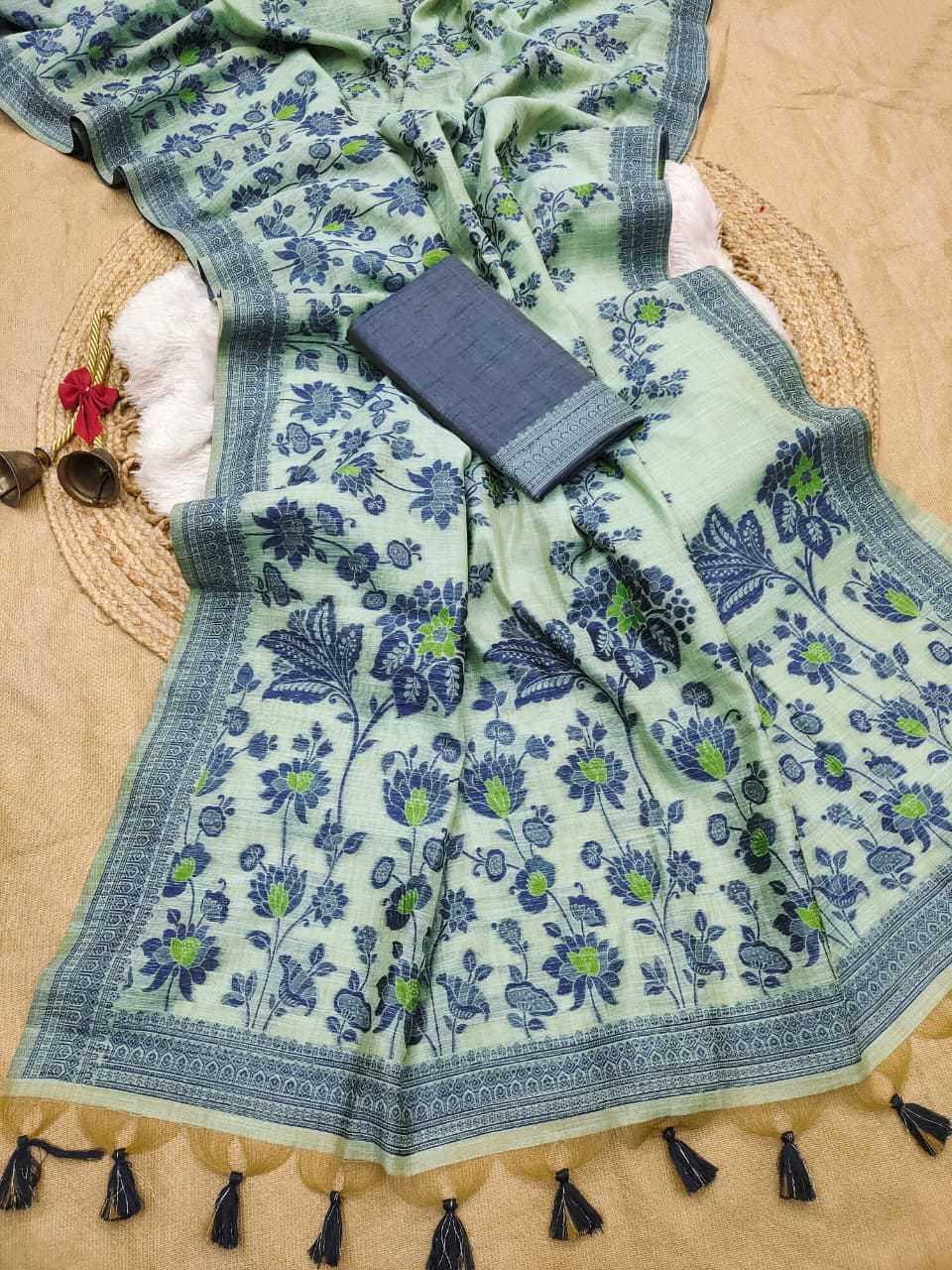 YNF Wholesale Soft Cotton Floral Sarees KESH532 SIGN | Surat Manufacturer