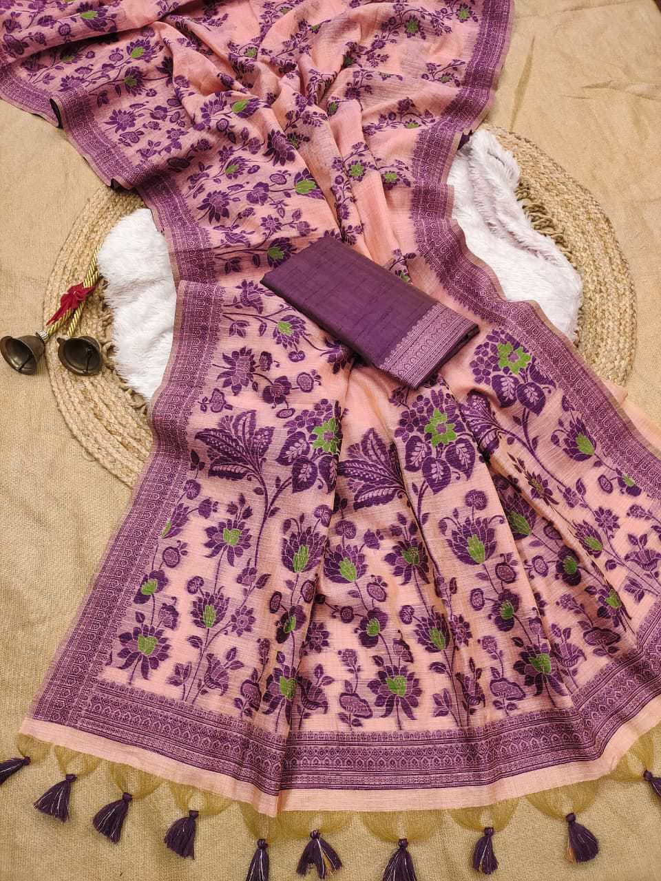 YNF Wholesale Soft Cotton Floral Sarees KESH532 SIGN | Surat Manufacturer