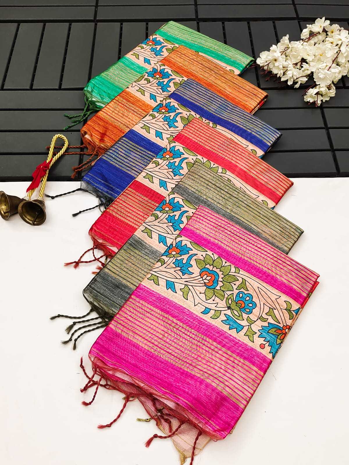 YNF Wholesale Tussar Silk Kalamkari Sarees KESH532 TUS | Surat Manufacturer