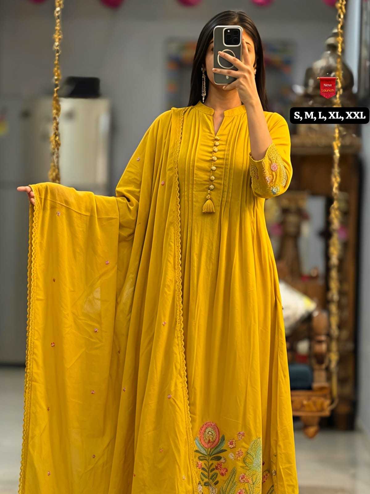 YNF Wholesale Chanderi Silk Designer Kurtis KESH536 2166 | Surat Manufacturer