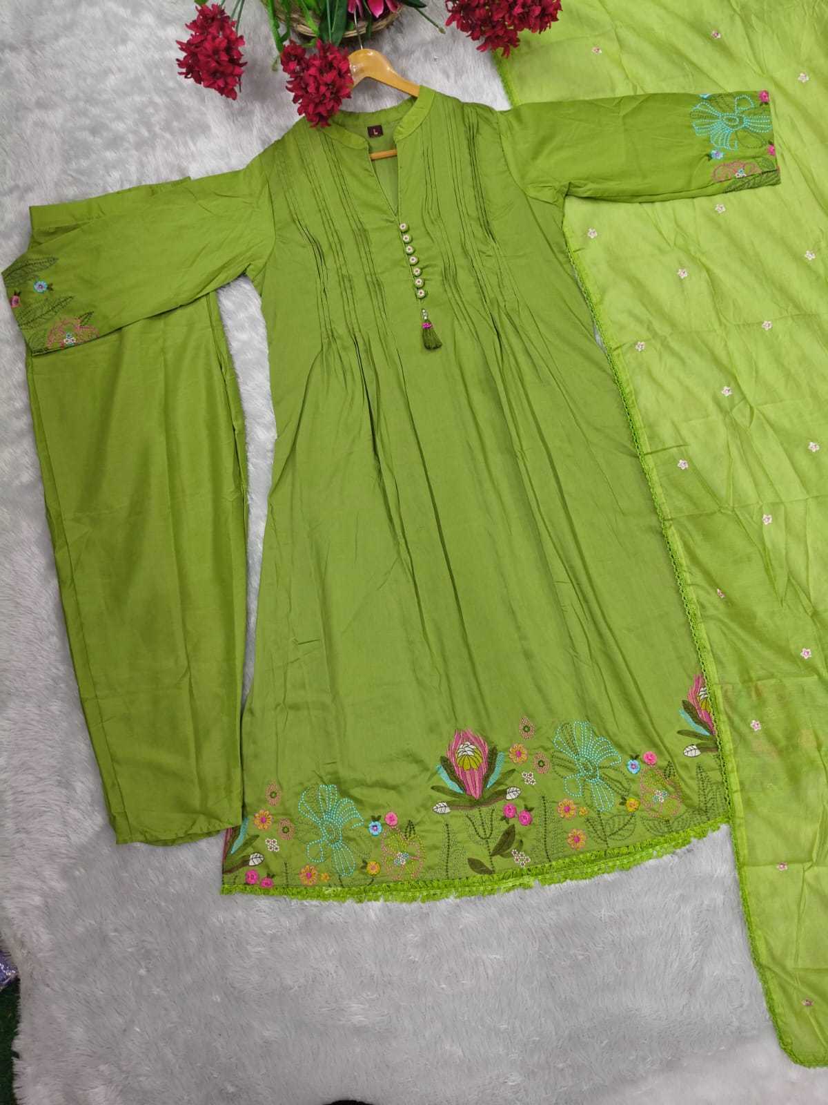 YNF Wholesale Chanderi Silk Designer Kurtis KESH536 2166 | Surat Manufacturer