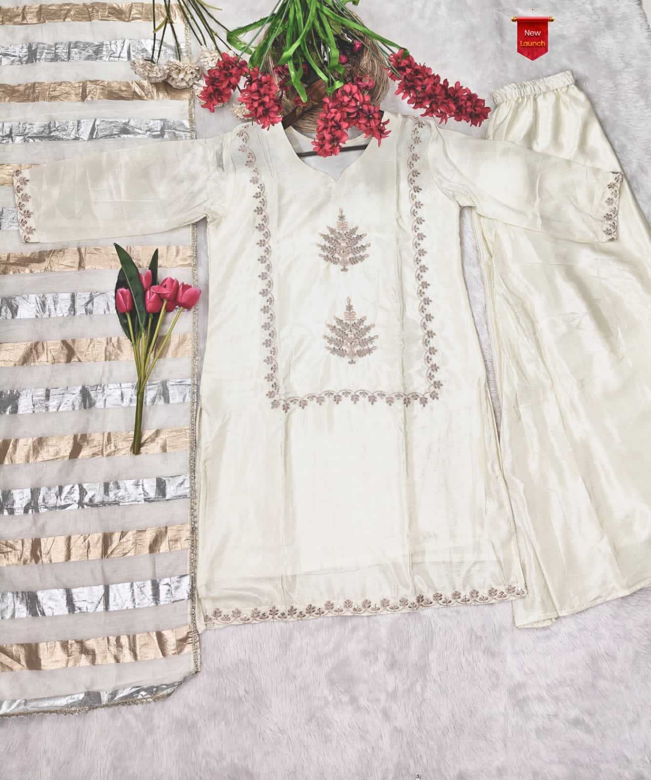 YNF Wholesale Chinon Embroidery Suits KESH536 2171 | Surat Manufacturer