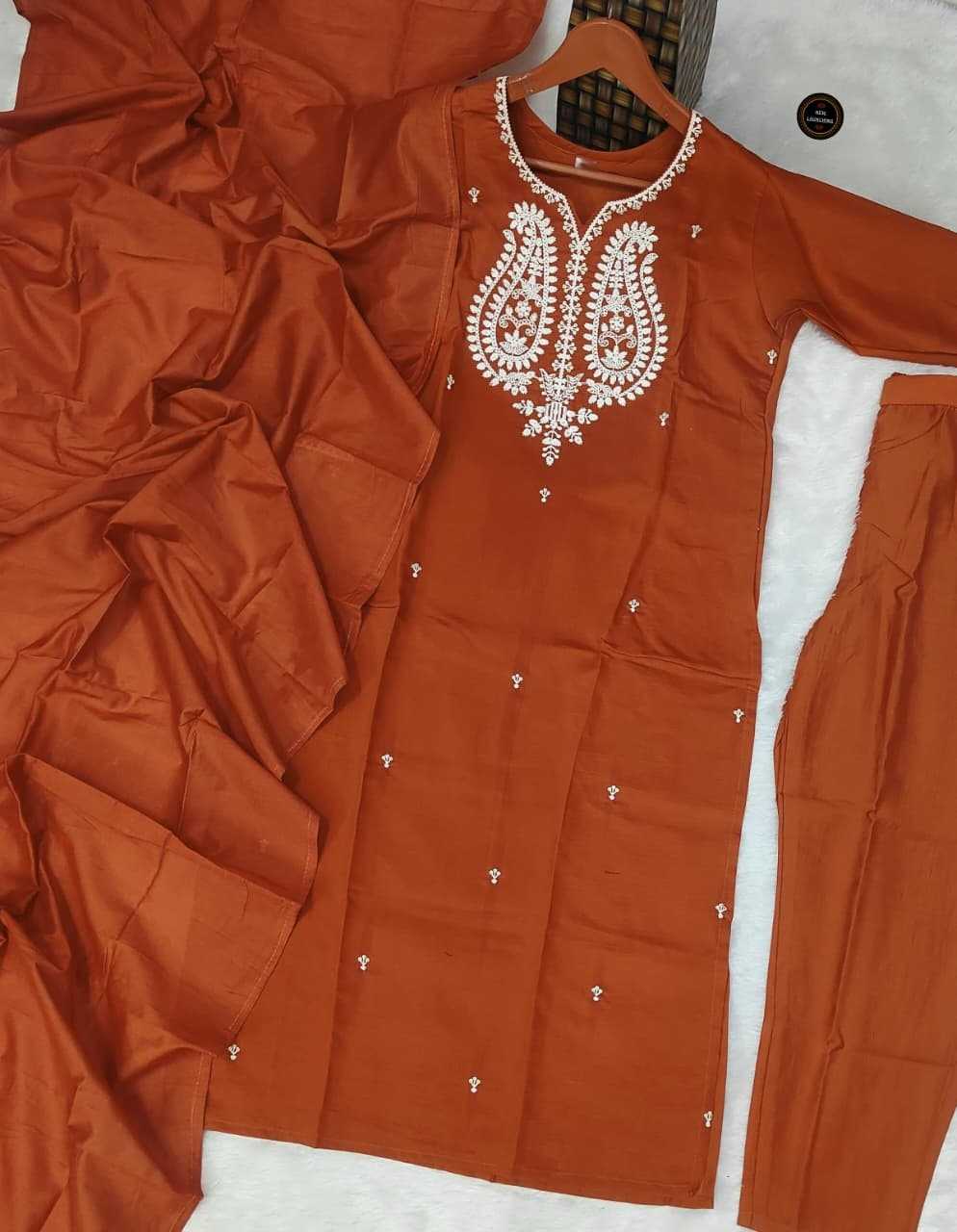 YNF Wholesale Chanderi Silk Embroidery Suits KESH536 4018 | Surat Manufacturer