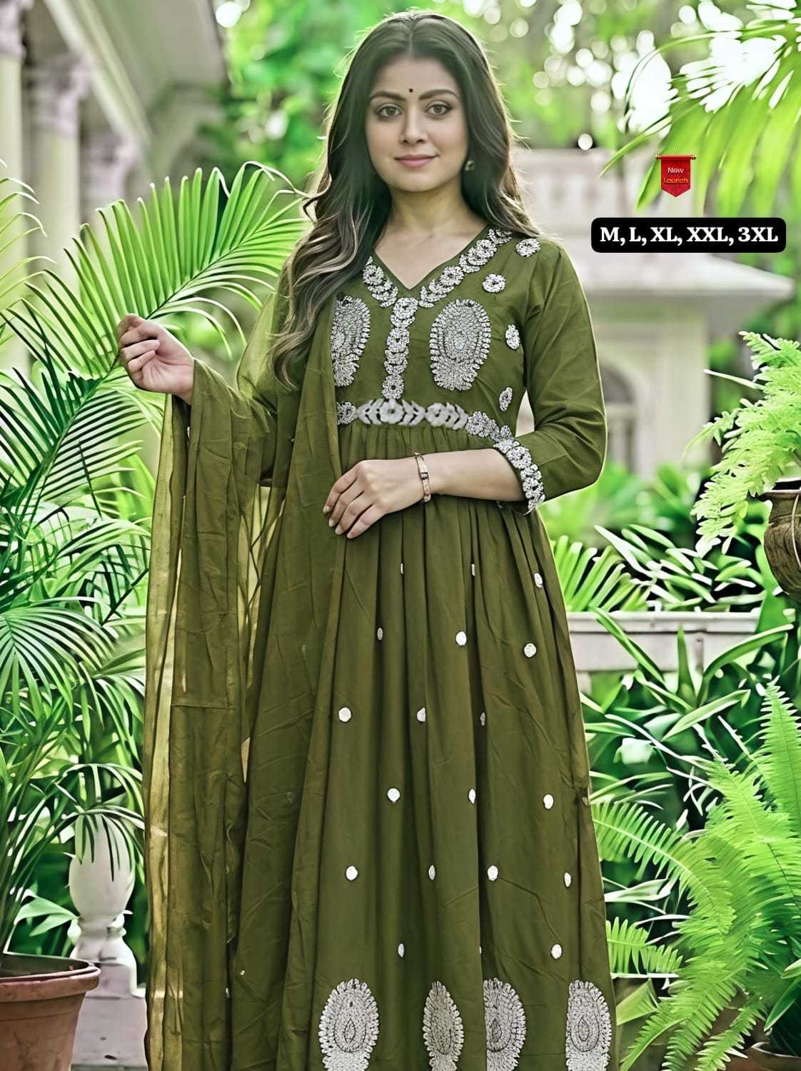 YNF Wholesale Cotton Embroidery Suits KESH536 Adhvita | Surat Manufacturer