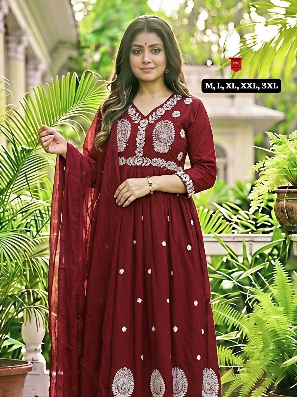 YNF Wholesale Cotton Embroidery Suits KESH536 Adhvita | Surat Manufacturer