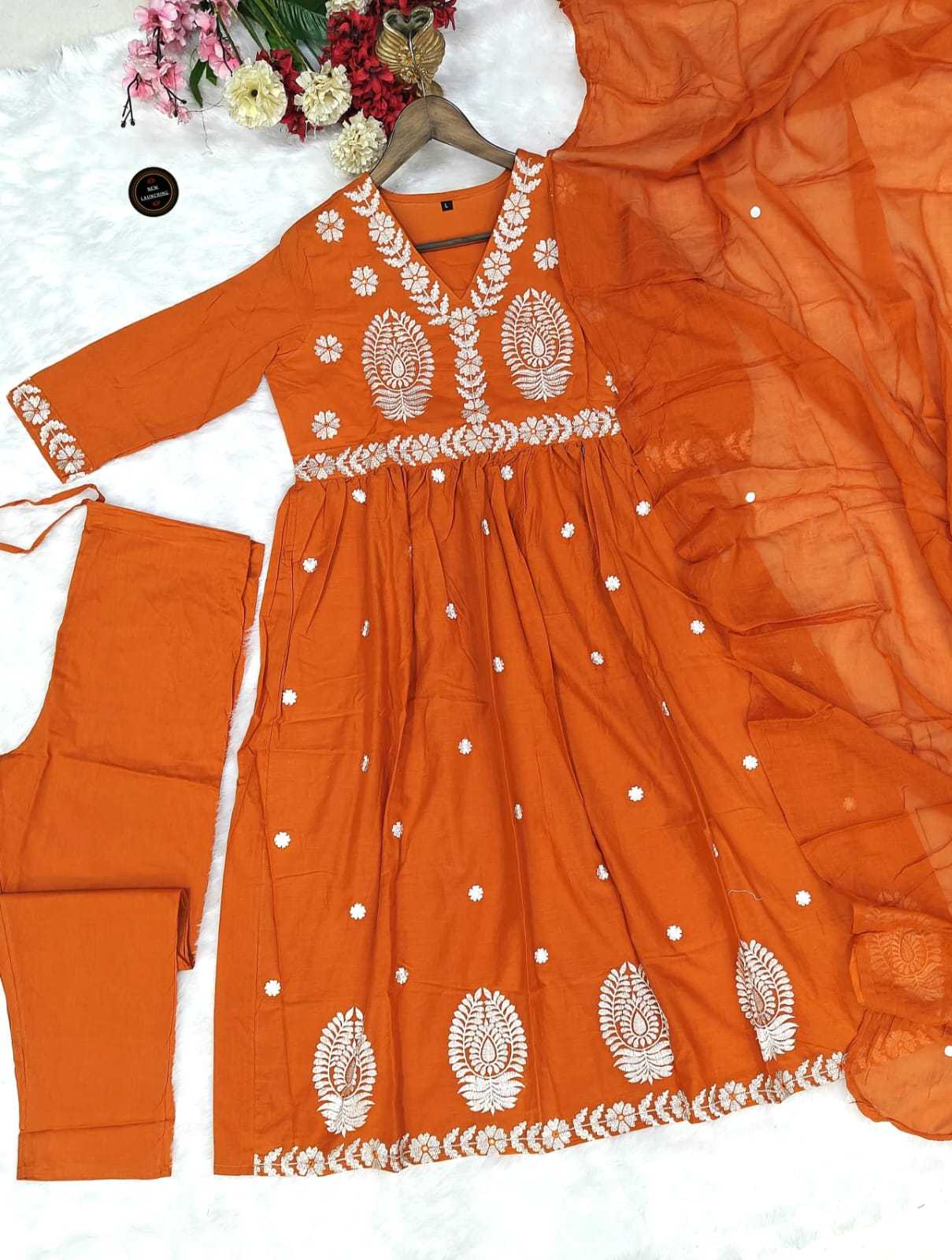 YNF Wholesale Cotton Embroidery Suits KESH536 Adhvita | Surat Manufacturer