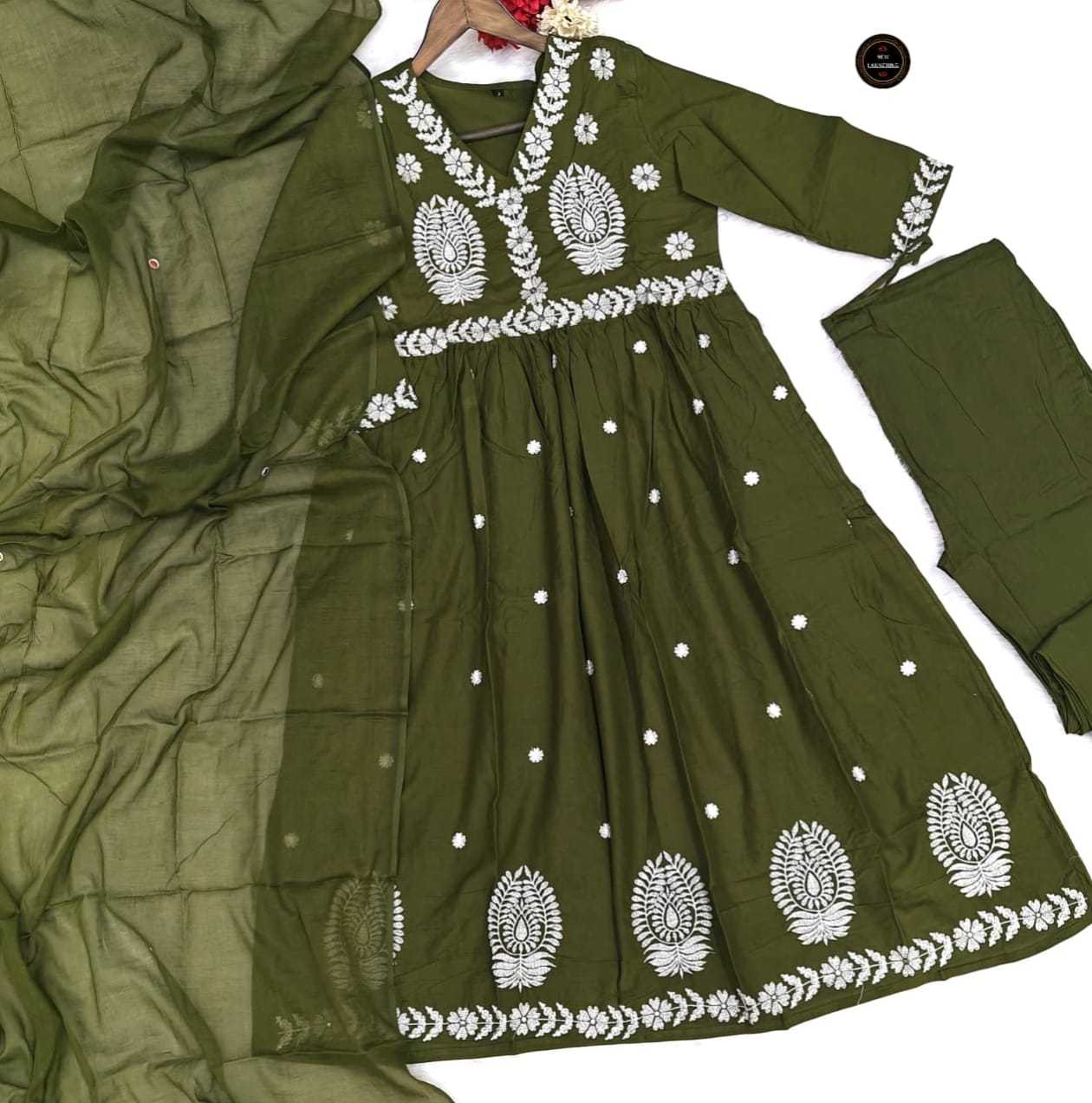 YNF Wholesale Cotton Embroidery Suits KESH536 Adhvita | Surat Manufacturer