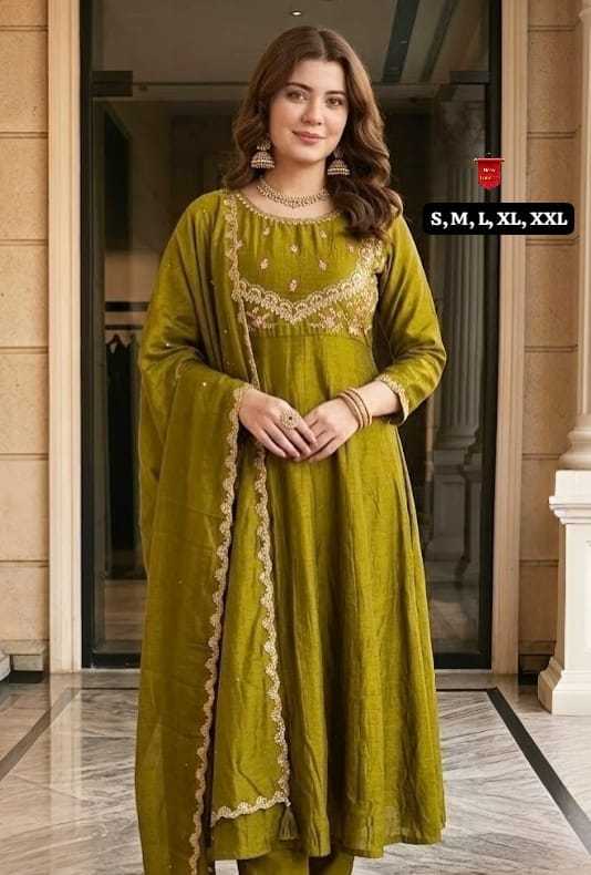 YNF Wholesale Vichitra Silk Designer Kurtis KESH536 Aishvika | Surat Manufacturer
