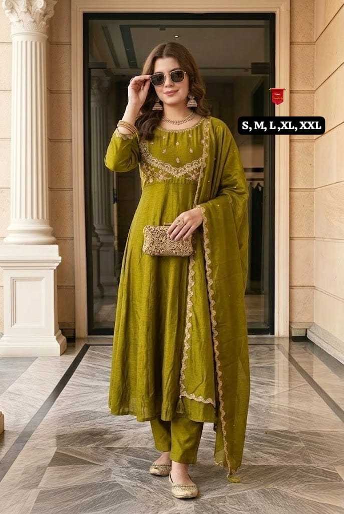 YNF Wholesale Vichitra Silk Designer Kurtis KESH536 Aishvika | Surat Manufacturer