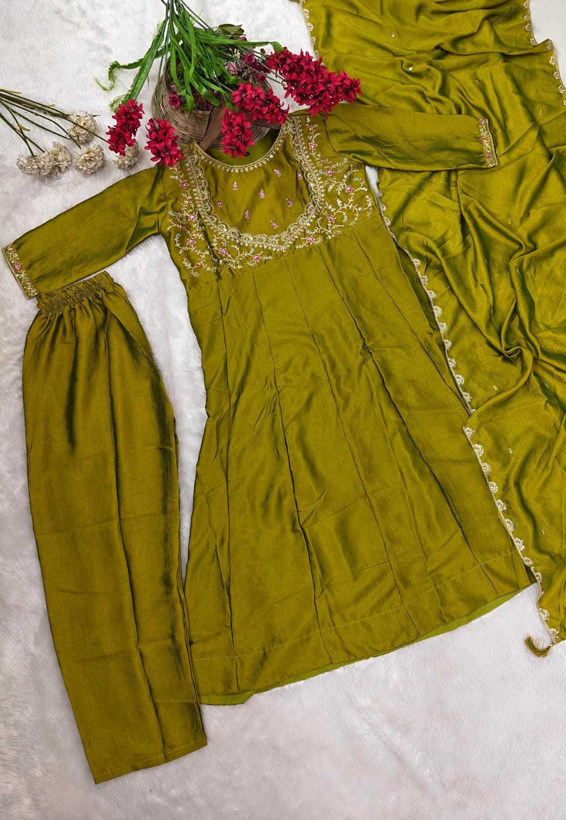 YNF Wholesale Vichitra Silk Designer Kurtis KESH536 Aishvika | Surat Manufacturer