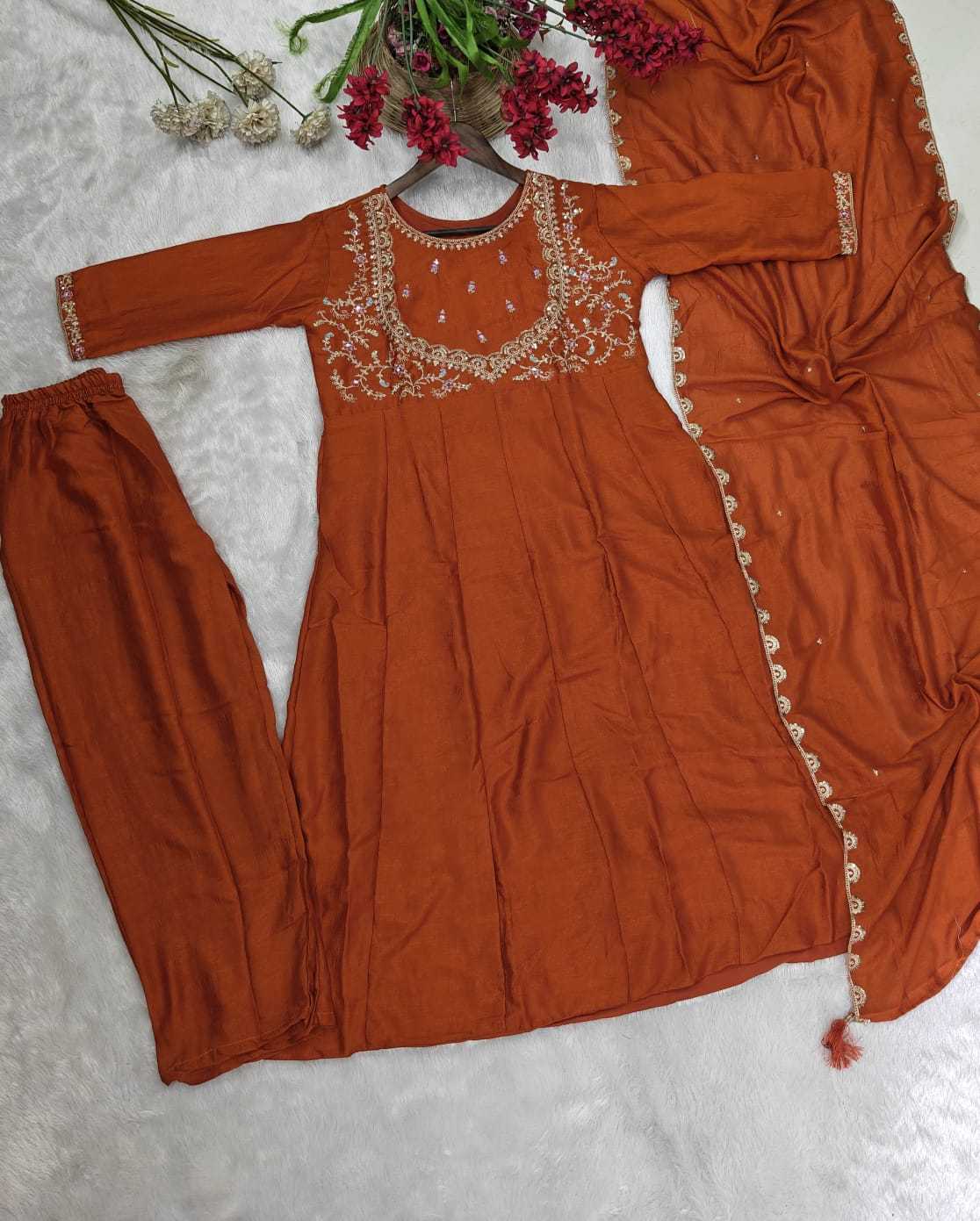 YNF Wholesale Vichitra Silk Designer Kurtis KESH536 Aishvika | Surat Manufacturer