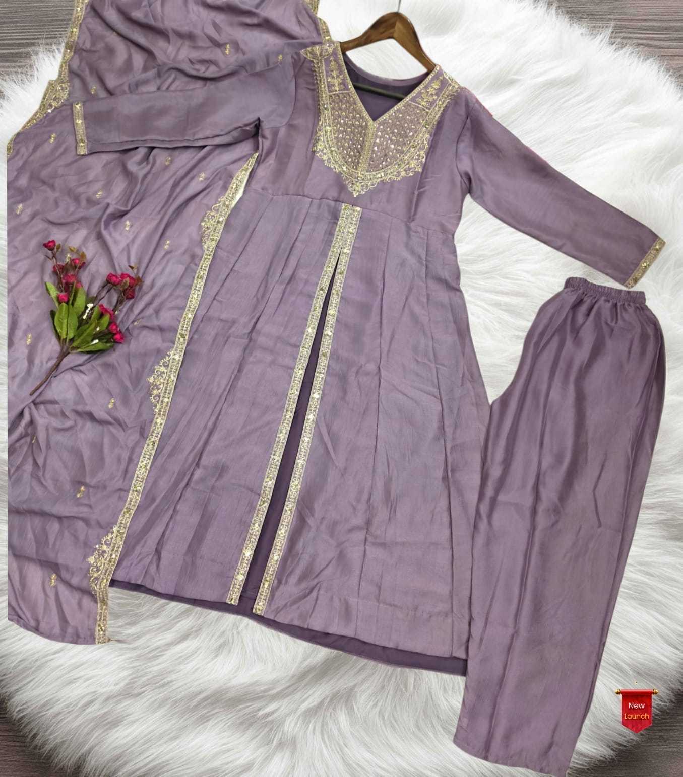 YNF Wholesale Vichitra Silk Designer Kurtis KESH536 Arivika | Surat Manufacturer