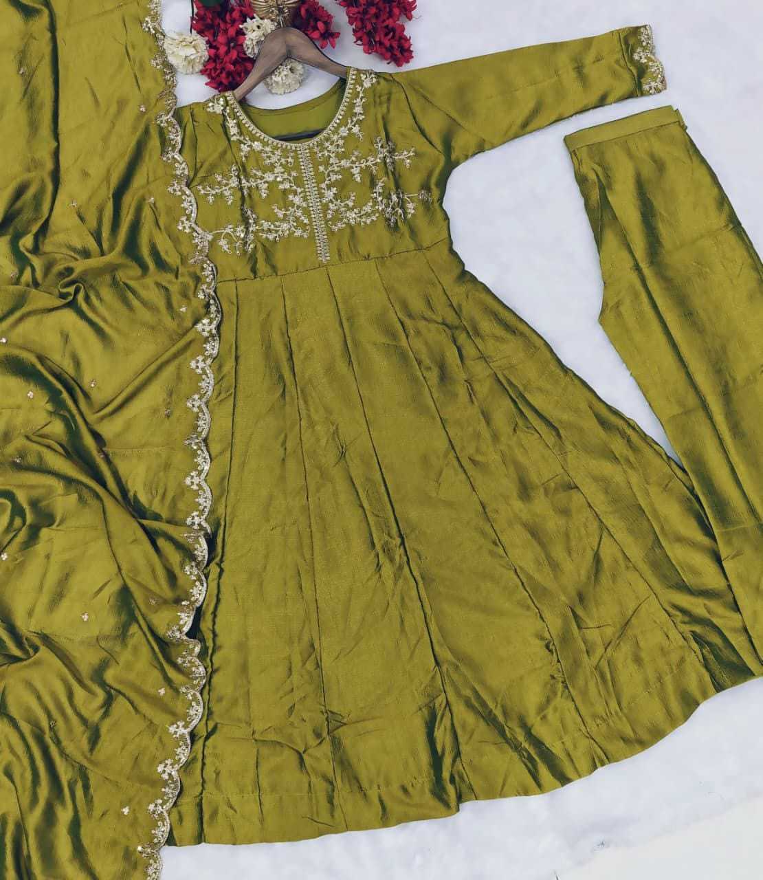 YNF Wholesale Vichitra Silk Designer Kurtis KESH536 Arshavi | Surat Manufacturer