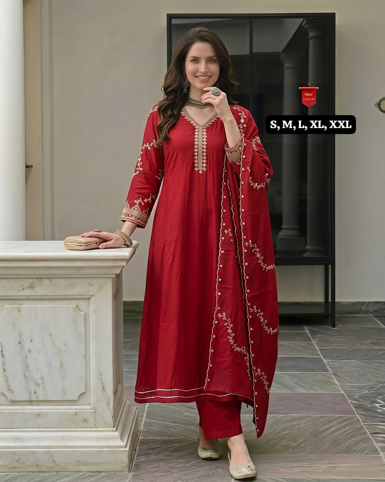 YNF Wholesale Vichitra Silk Designer Kurtis KESH536 Ayushree | Surat Manufacturer