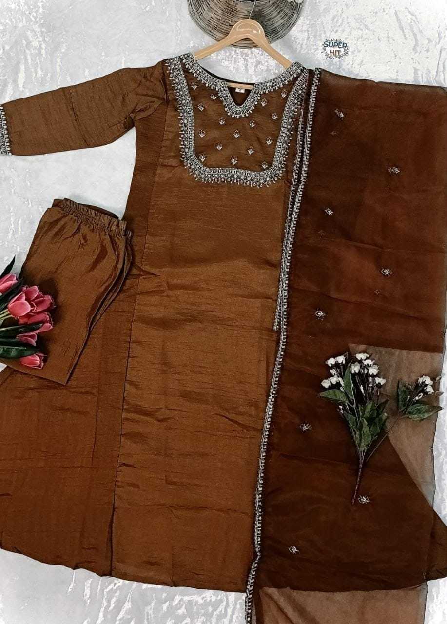 YNF Wholesale Vichitra Silk Designer Kurtis KESH536 Bhanushika | Surat Manufacturer