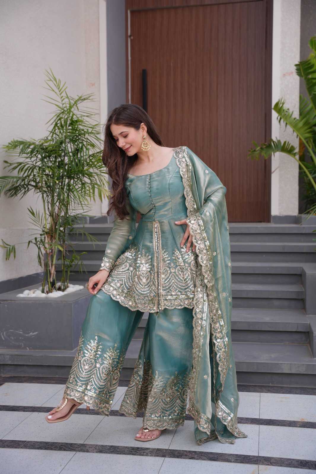 YNF Wholesale Silk Embroidery Suits  | Surat Manufacturer