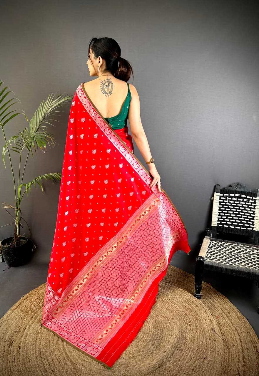 YNF Wholesale Banarasi Soft Silk Zari Border Sarees  | Surat Manufacturer