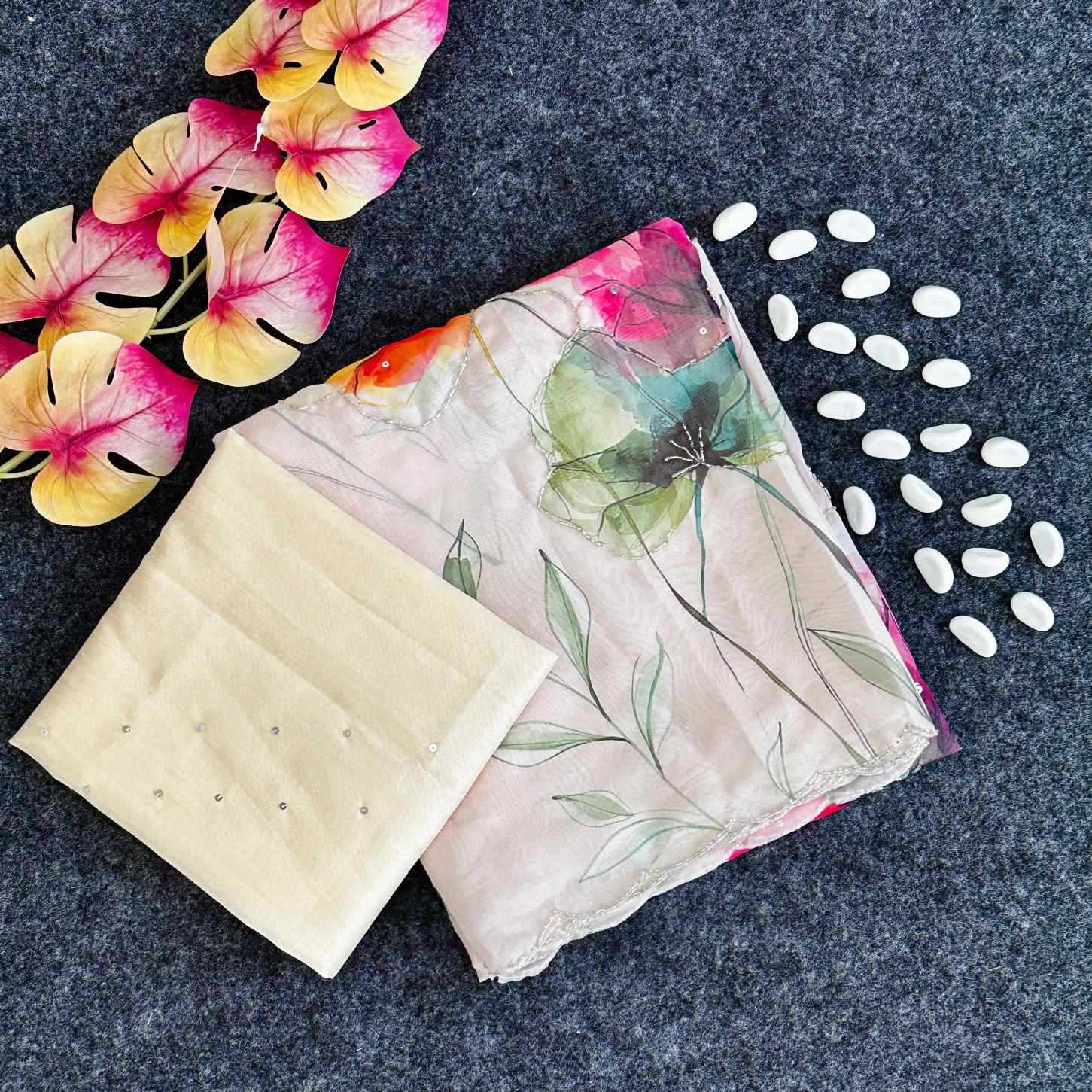 YNF Wholesale Organza Organza Sarees KESH549 Adhika | Surat Manufacturer