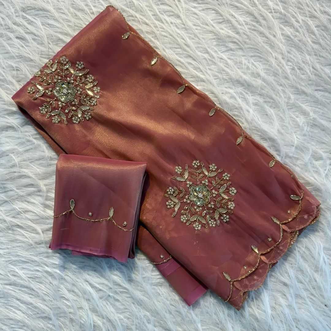YNF Wholesale Tissue Designer Sarees  | Surat Manufacturer